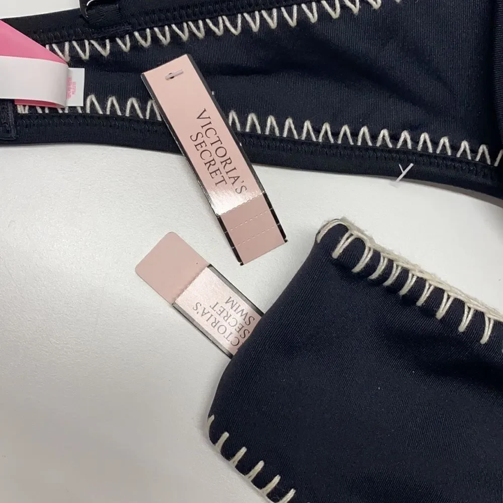 🔥🏖VICTORIA SECRET  swimsuit The Fabulous/push-up   cheeky  New - Picture 7 of 7